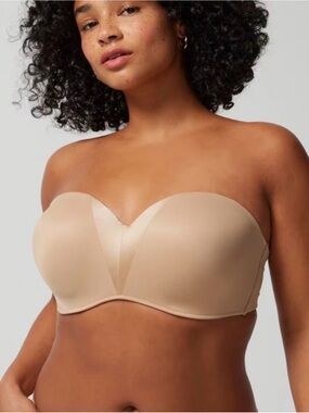 Soma Stunning Starlet Strapless Bra Warm Amber 36DDD NWOT